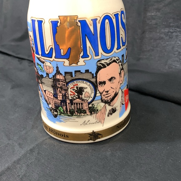 1991 Anheuser-Busch Illinois Sports Themed Ceramic Mug - Picture 5 of 11